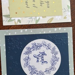 Thank you cards set of 2